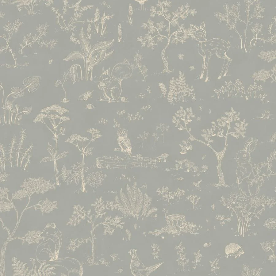 S10640 | Hollie, Misty Blue - Sandberg Wallpaper