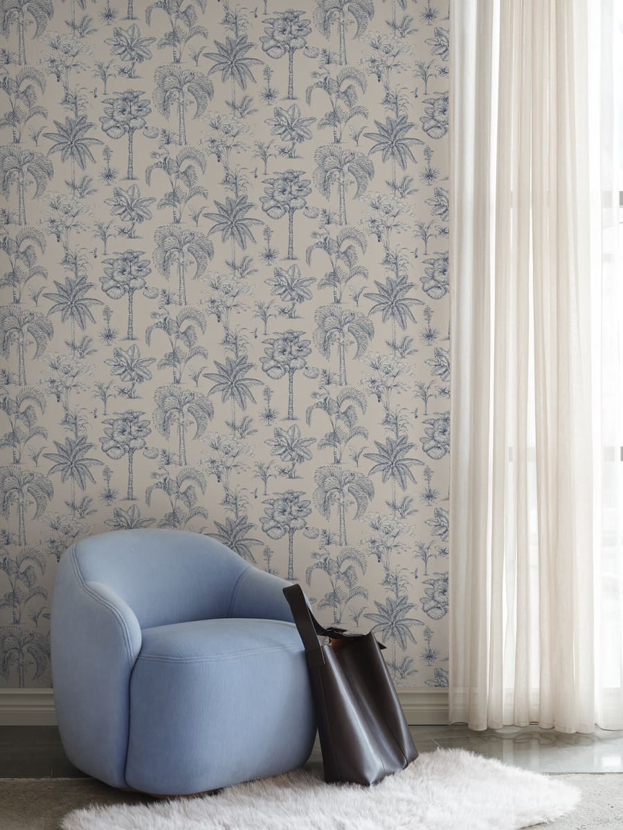 S10649 | Adele, Blue - Sandberg Wallpaper - Image 3