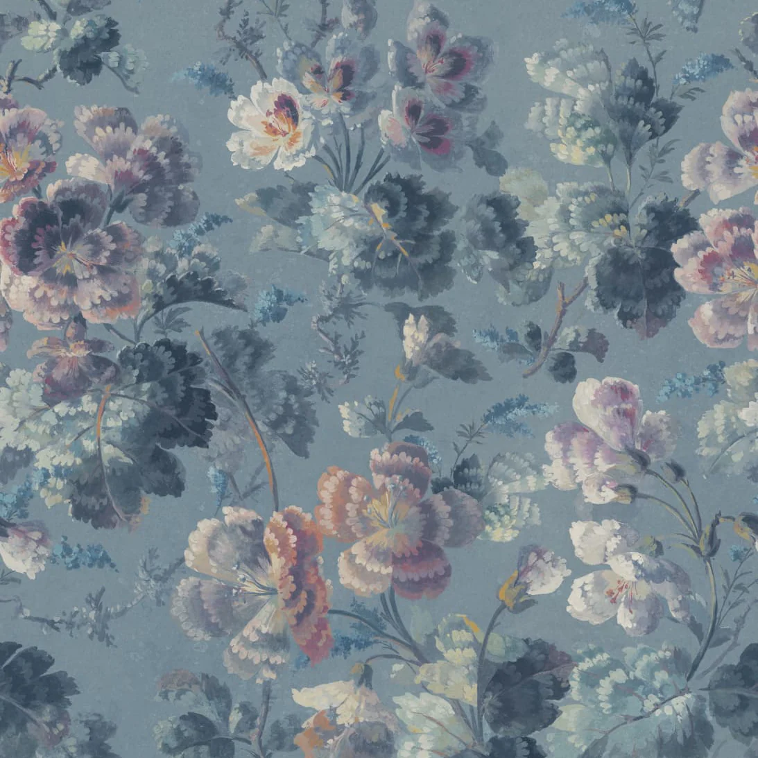 S10684 | Ines, Blue - Sandberg Mural