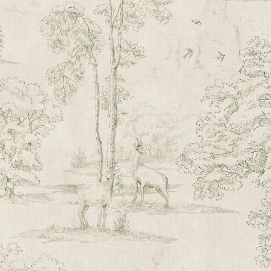 S10742 | Montfort Mural, Olive Green - Sandberg Mural