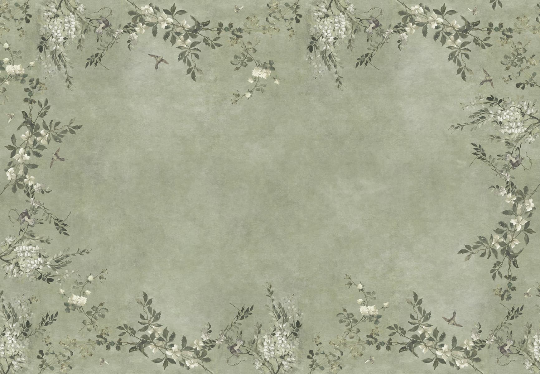 S10833 | Luca Rectangle, Sage Green - Sandberg Mural - Image 2