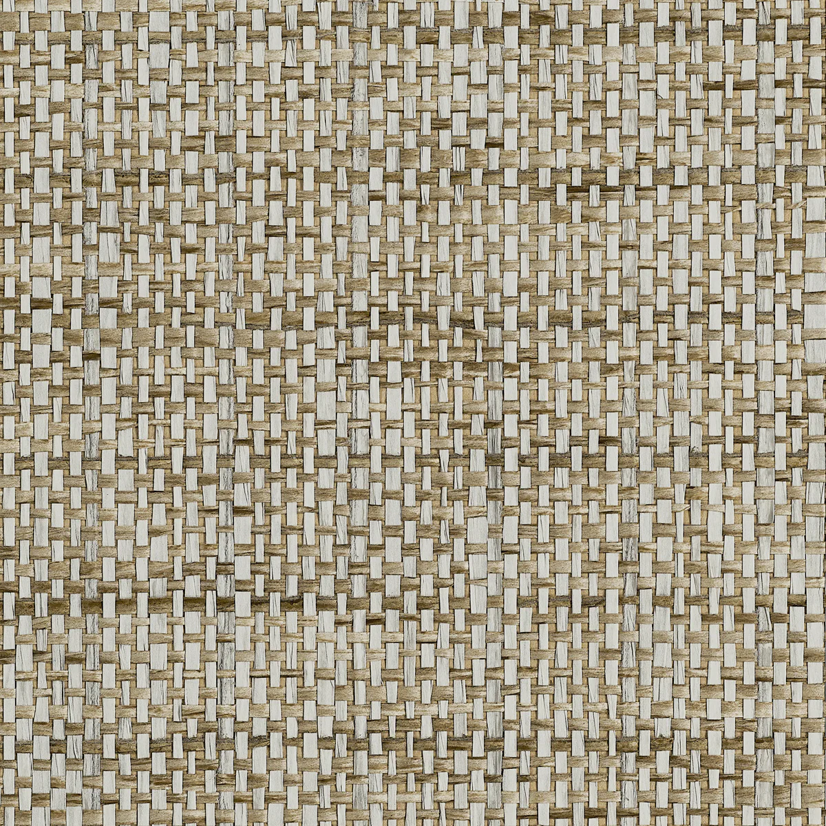 Sample - 10485 | Graceful Grid - Mushroom - Phillip Jeffries Wallpaper