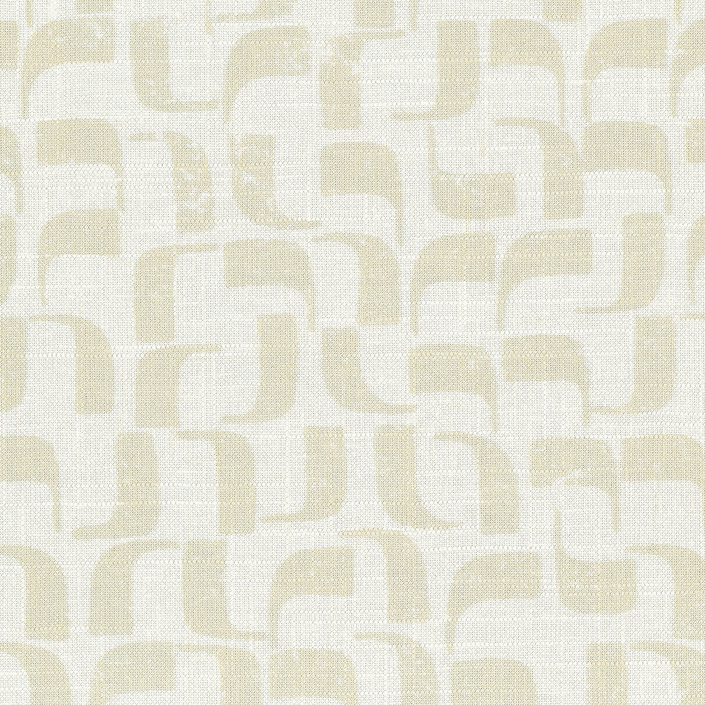 Sample - 40801 | Rosetta, Faded Scroll on Canvas Linen - Phillip Jeffries Wallpaper