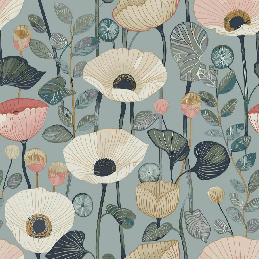 Sample - 4197-27872 A-Street Wallpaper, Mindra Kaleidoscope