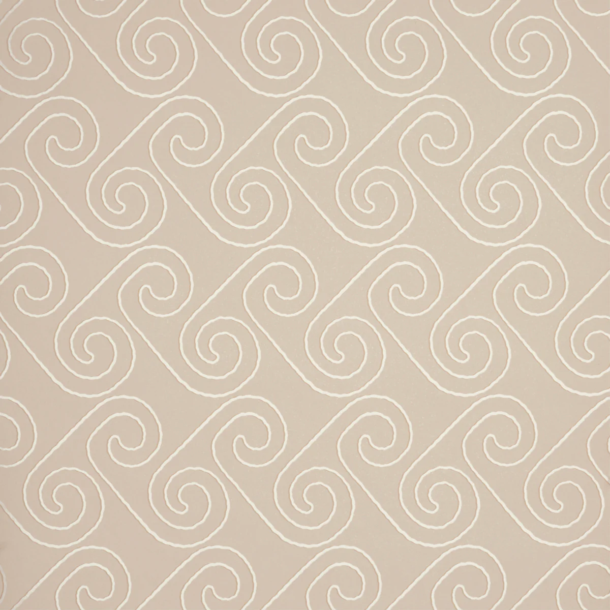 Sample - 5018360 | Fortuna, Light Beige - Schumacher Wallpaper