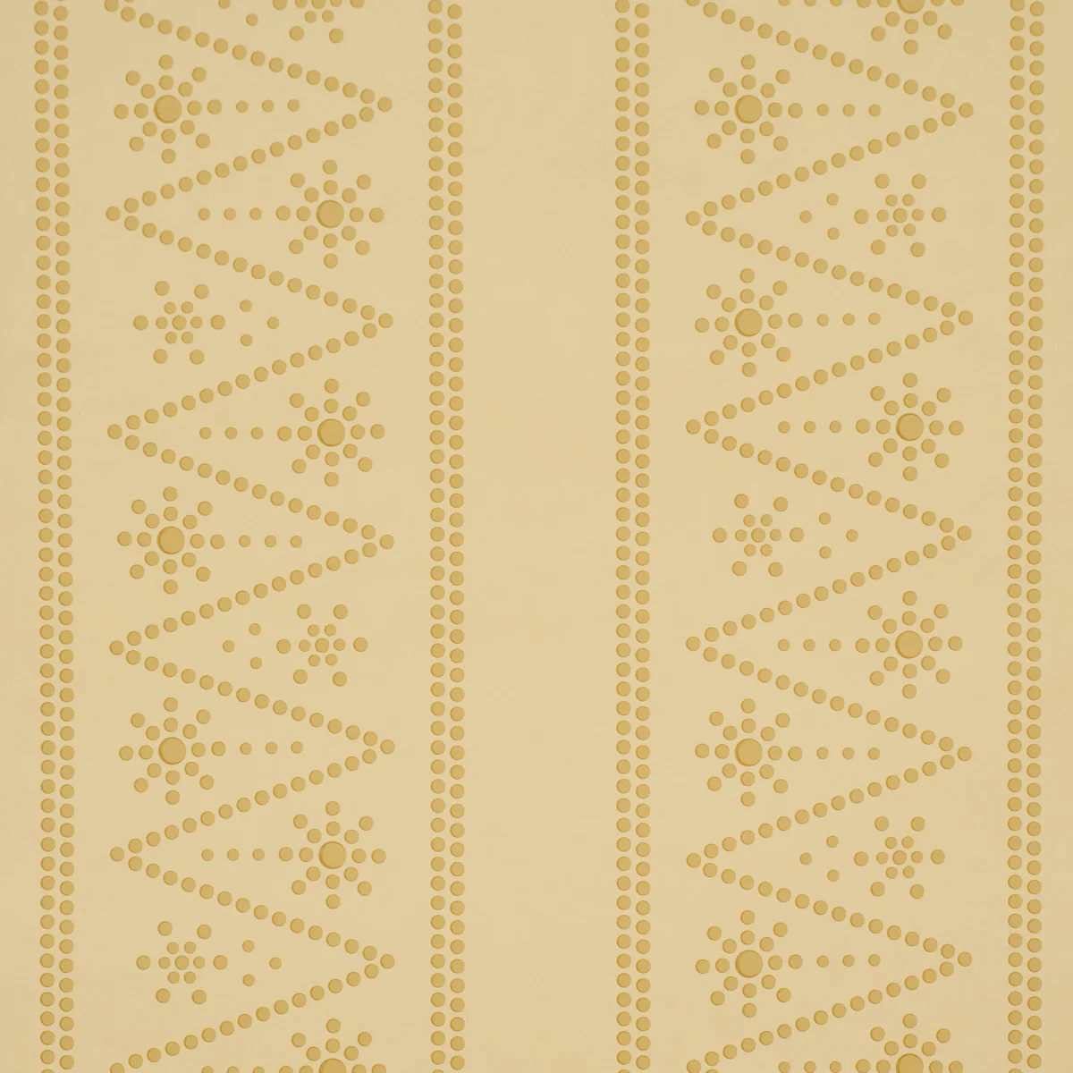 Sample - 5018371 | The Pearlies, Soft Gold - Schumacher Wallpaper