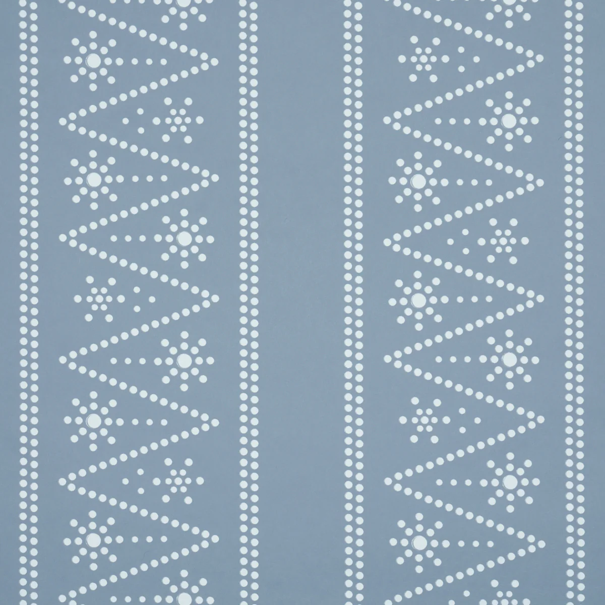 Sample - 5018372 | The Pearlies, Soft Blue - Schumacher Wallpaper