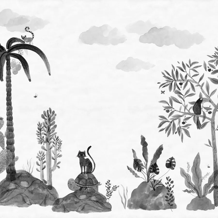 Sample - 653-71 | Wilton Graphite - Sandberg Mural