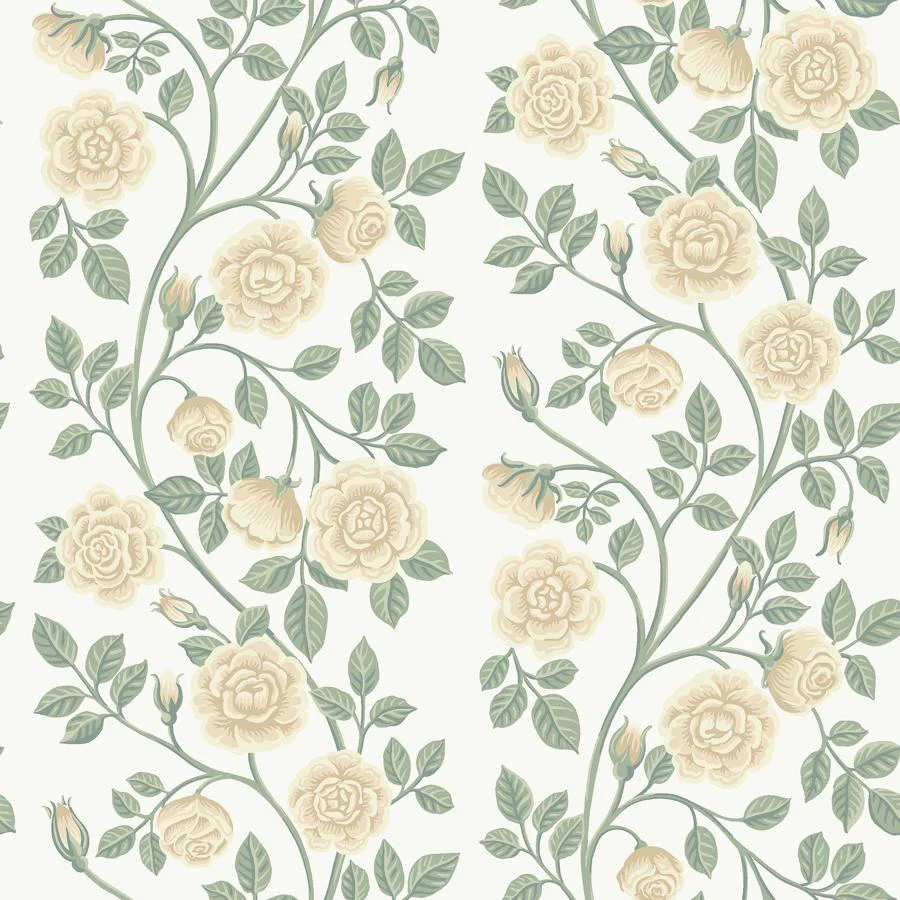 Sample - 6957 | Elsa, Sage - Borastapeter Wallpaper