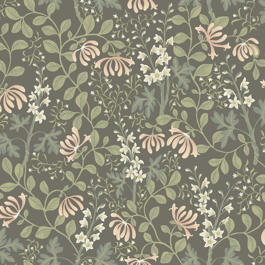 Sample - 6986 | Tradgardsfrojd, Charcoal - Borastapeter Wallpaper