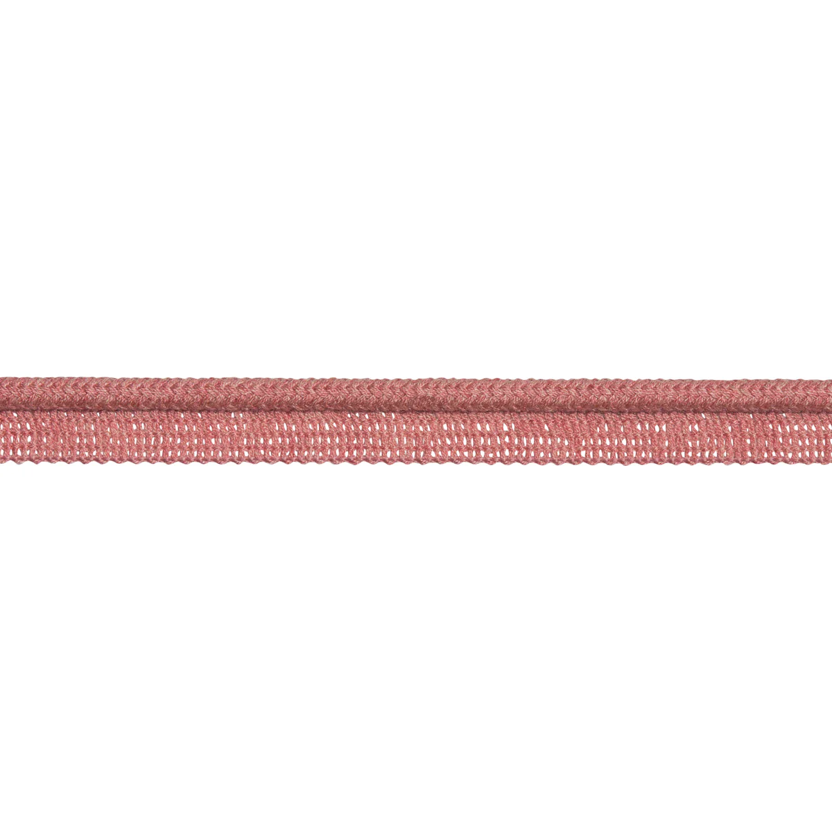 Sample - 72429 | Eubie Lip Cord Indoor/Outdoor, Pink - Schumacher Trim