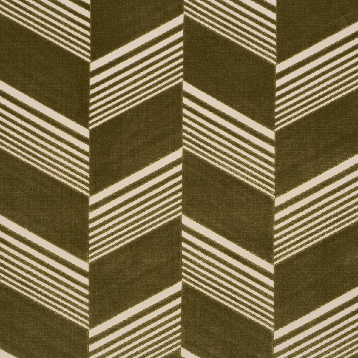 Sample - 81574 | Jessie Cut Velvet, Olive - Schumacher Fabric
