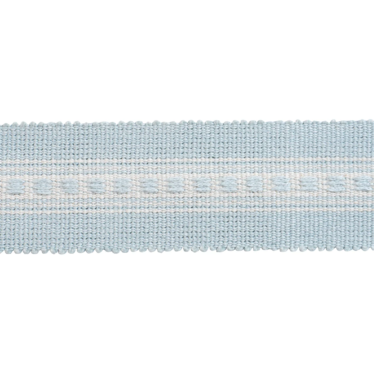 Sample - 85173 | Lubeck Tape Narrow, Sky - Schumacher Trim