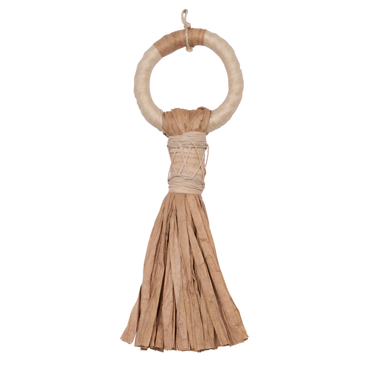 Sample - 85393 | Broom Tassel, Playa Dorada Sand - Schumacher Trim