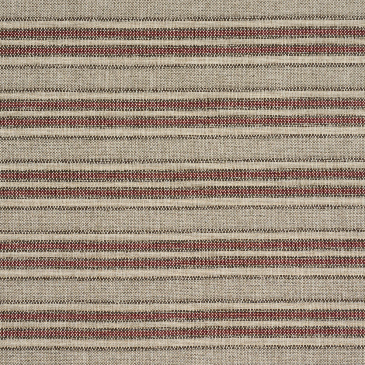 Sample - 86031 | Even Keel Outdoor Stripe, Rust - Schumacher Fabric