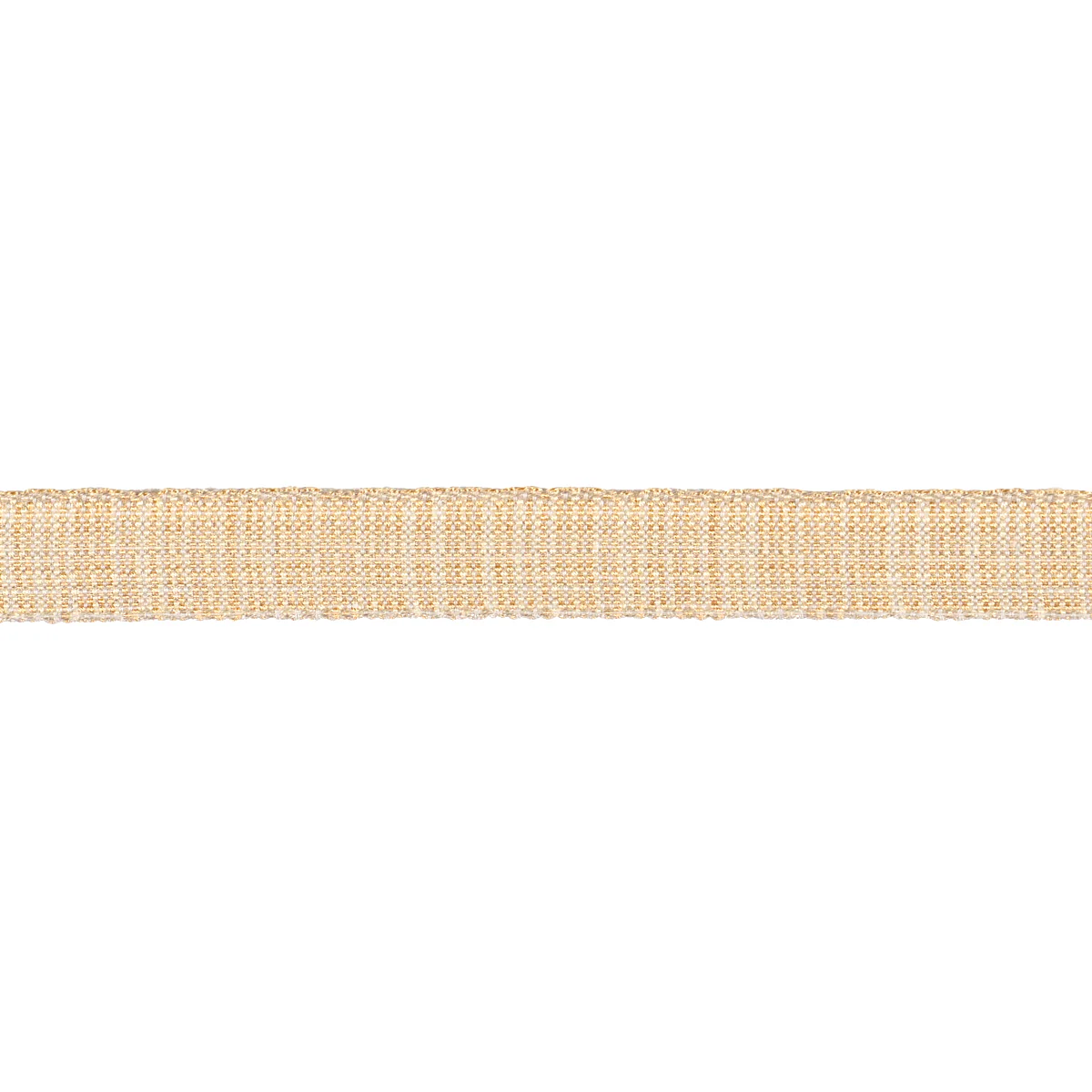 Sample - 86202 | Tweed Tape Narrow, Yellow - Schumacher Trim