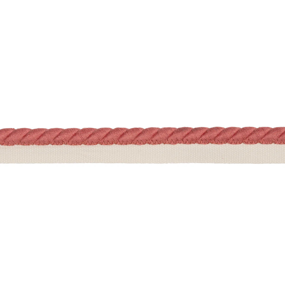 Sample - 86514 | Henley Cotton Cord, Coral - Schumacher Trim