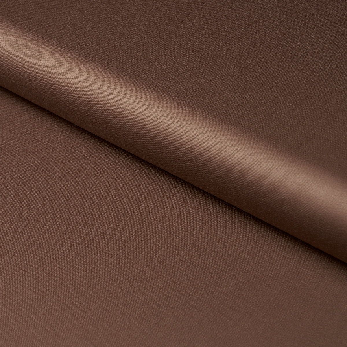 Sample - 87322 | Donovan Merino Wool Sateen, Brown - Schumacher Fabric