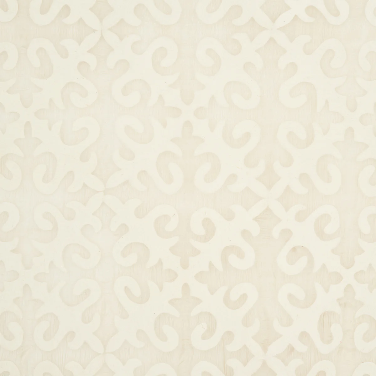 Sample - 87990 | Kyrgyzstan Wool Silk, Oyster & Natural - Schumacher Fabric