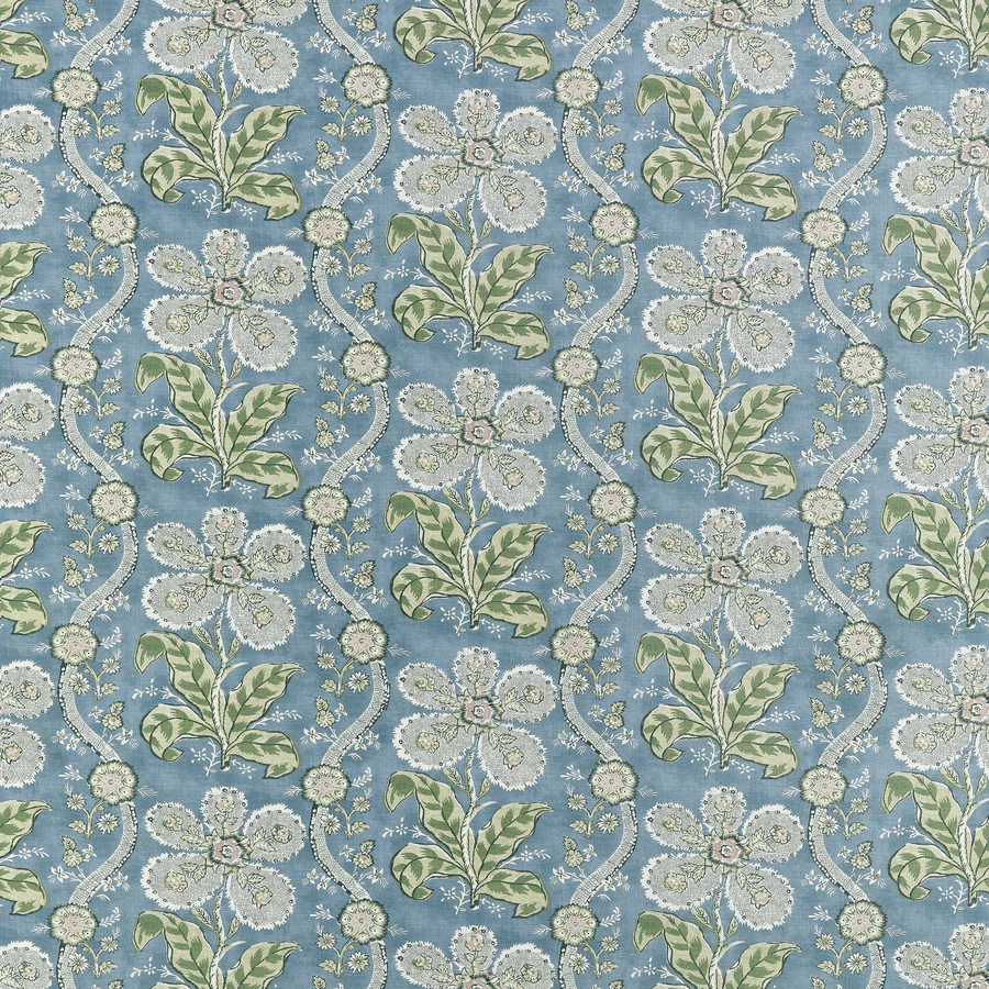 Sample - Af10723 | St. Gilles, Mineral And Green - Anna French Fabric
