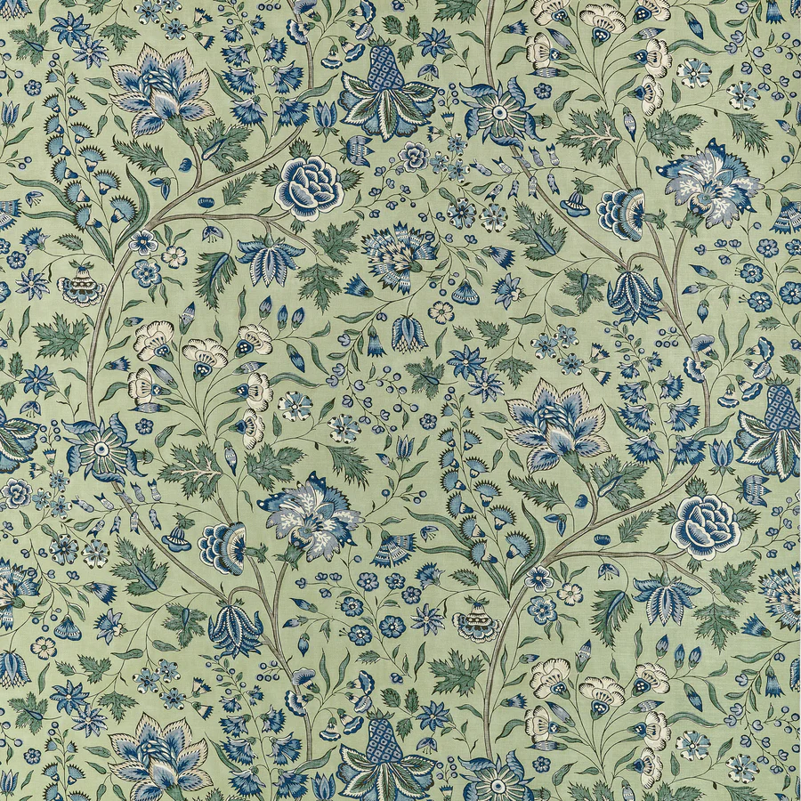 Sample - Af10727 | Francois, Green And Blue - Anna French Fabric