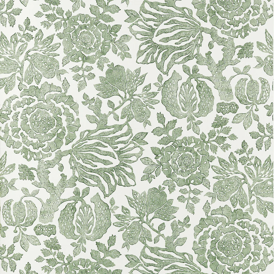 Sample - At10733 | Sigourney, Green - Anna French Wallpaper