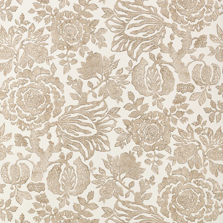 Sample - At10735 | Sigourney, Beige - Anna French Wallpaper