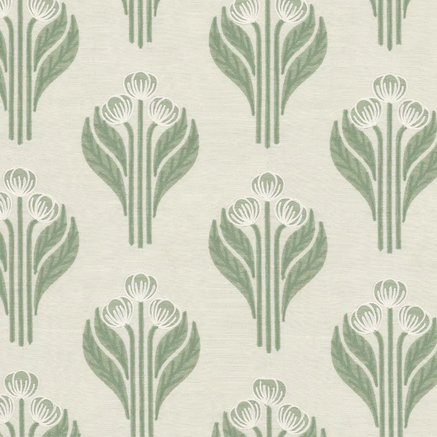 Sample - Stout Fabric - Cosenza 1 Spring, Multipurpose Embroideries