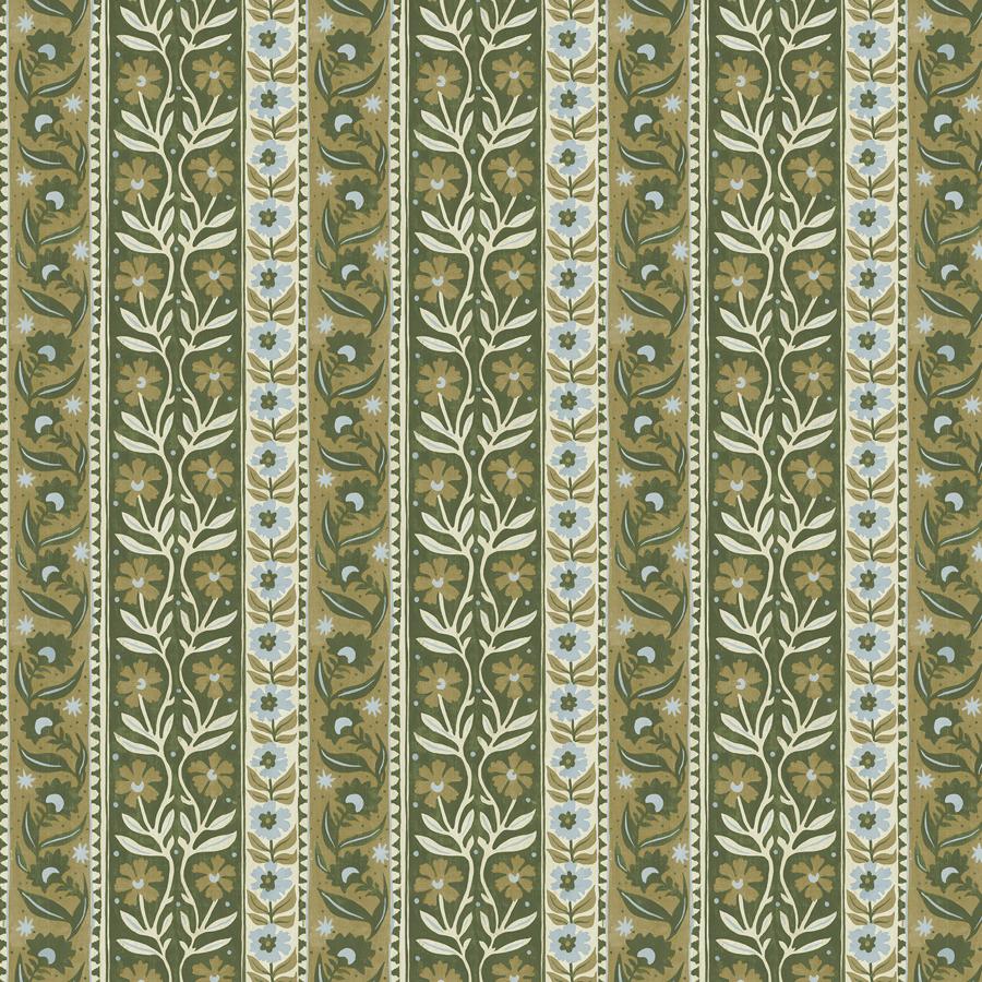 Sample - Jmw1048-11 | Arber Stripe, Green Stripes - Kravet Couture Wallpaper - Jmw1048.11.0