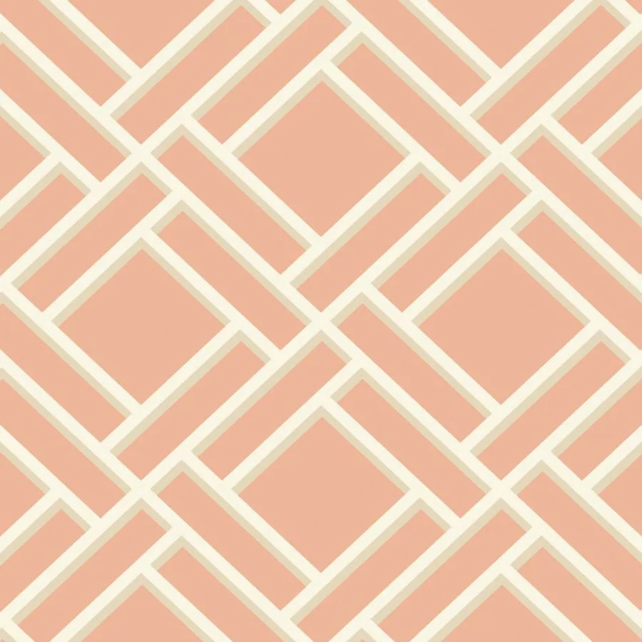Sample - LN11501 | Block Trellis - Lillian August Wallpaper