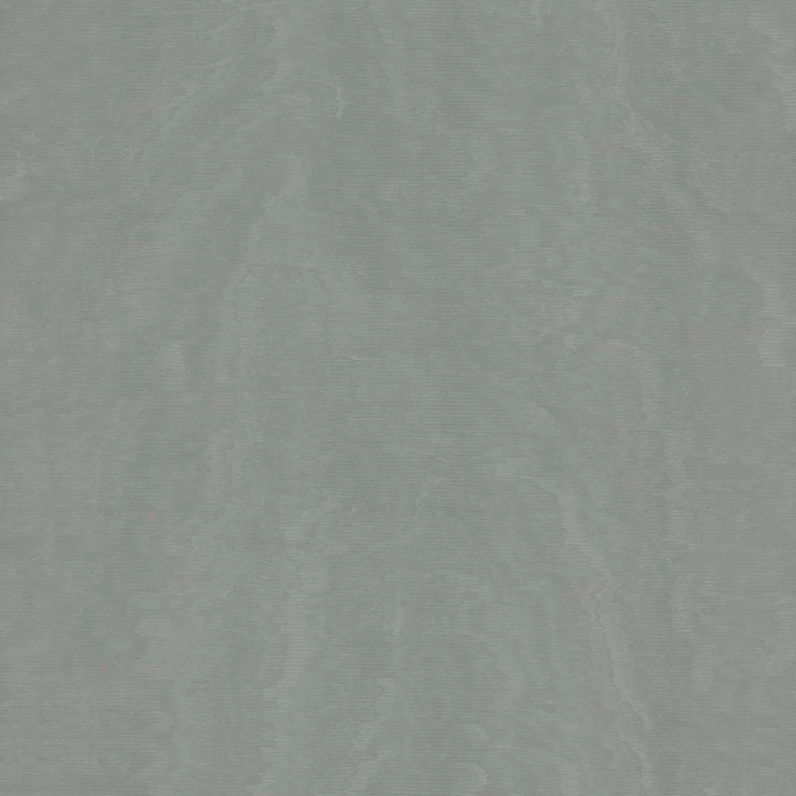 Sample - Ma34924 | Opulent Accents, Shimmering Moire Pewter Textured - Antonina Vella Wallpaper