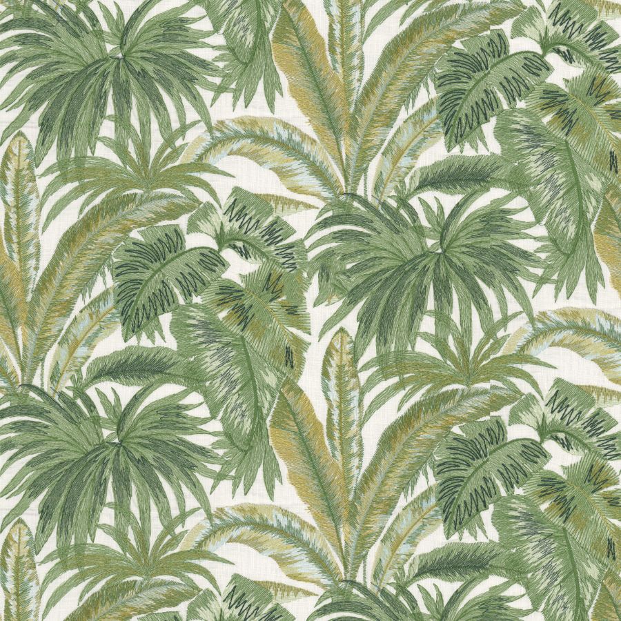 Sample - Stout Fabric - Magpie 2 Jungle, Multipurpose Embroideries