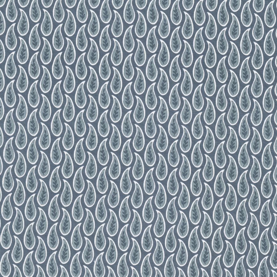 Sample - Stout Fabric - Rymar 2 Denim, Multipurpose Print