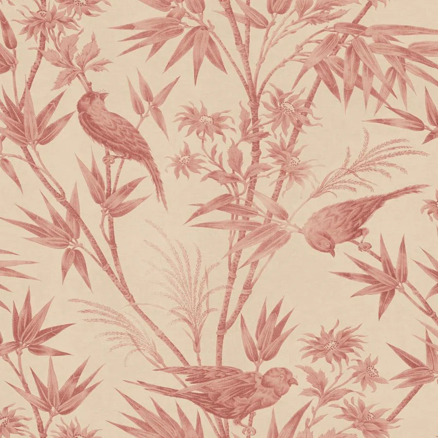 Sample - S10620 | Celeste, Red - Sandberg Wallpaper