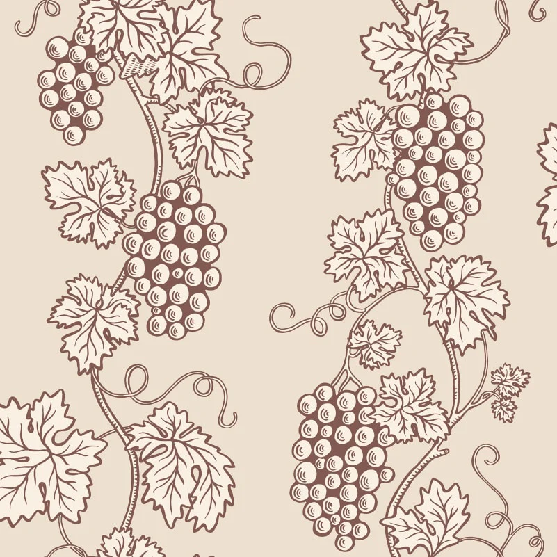 Sample - S10660 | Carla, Burgundy - Sandberg Wallpaper