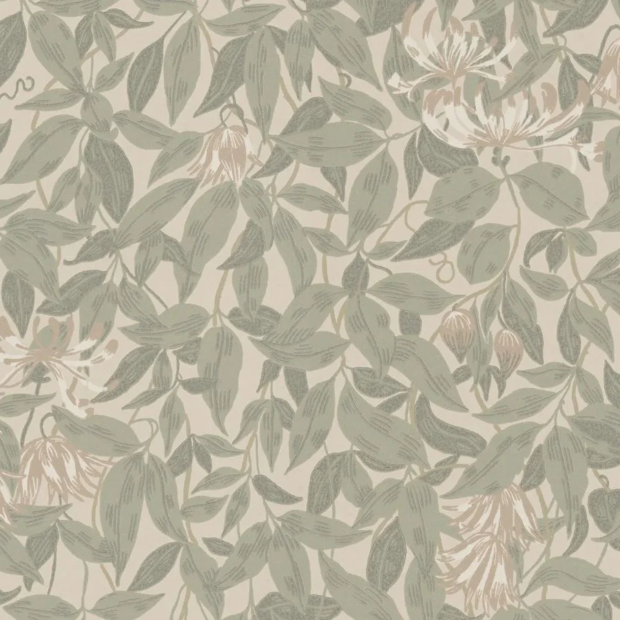 Sample - S10718 | Linnea Mural, Garden Green - Sandberg Mural