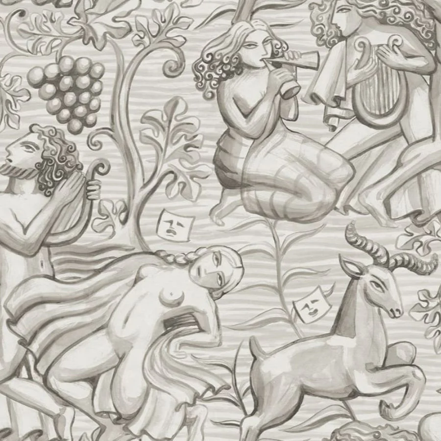Sample - S10757 | Baccus, Graphite - Sandberg Mural