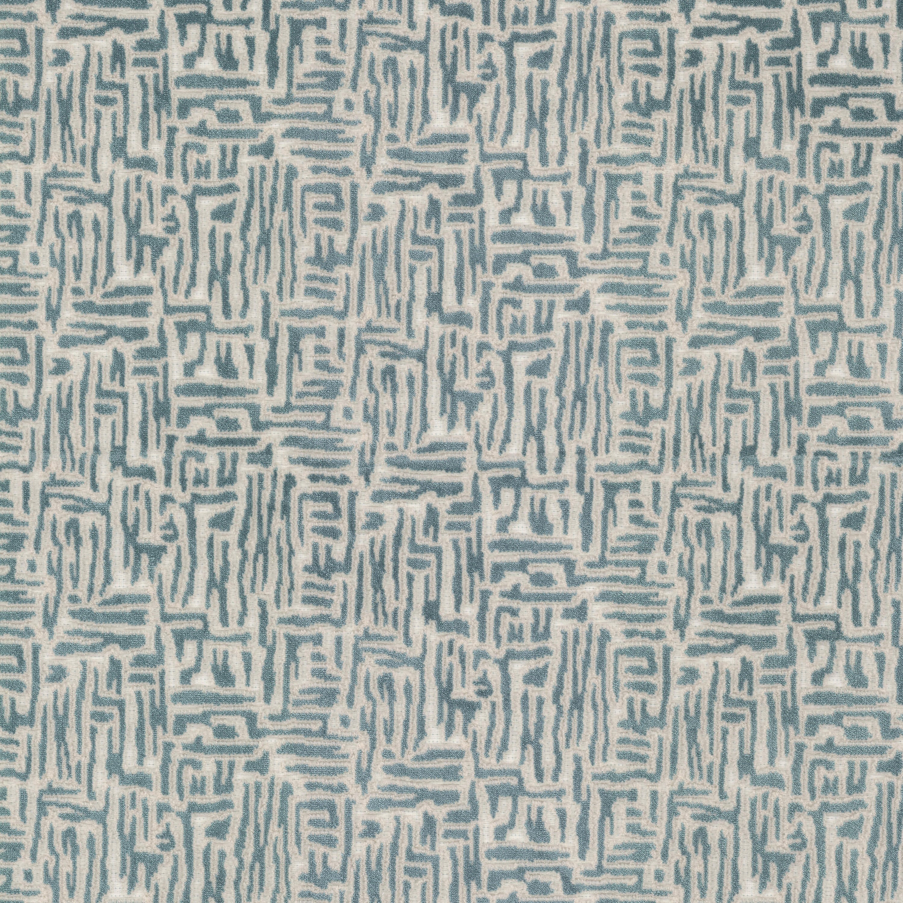 Sample - Stout Fabric - Splendid 2 Azure, Upholstery Velvet