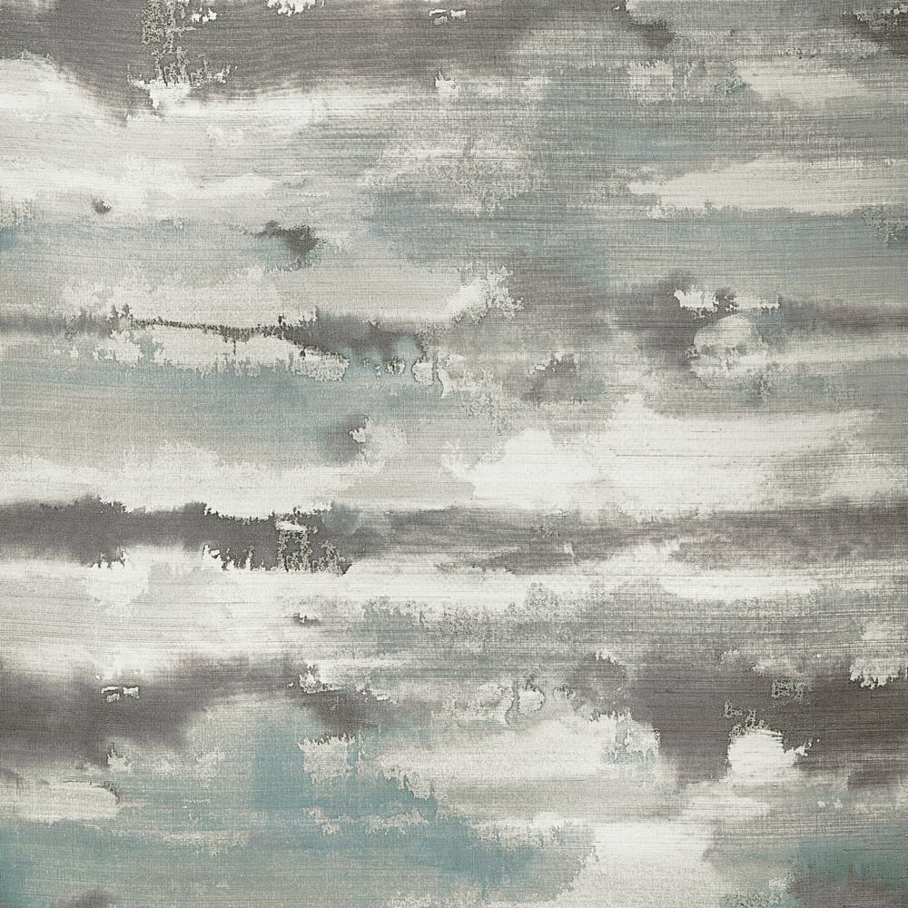 Sample - T24421 Thibaut Wallpaper, Silver Lining, Yutori