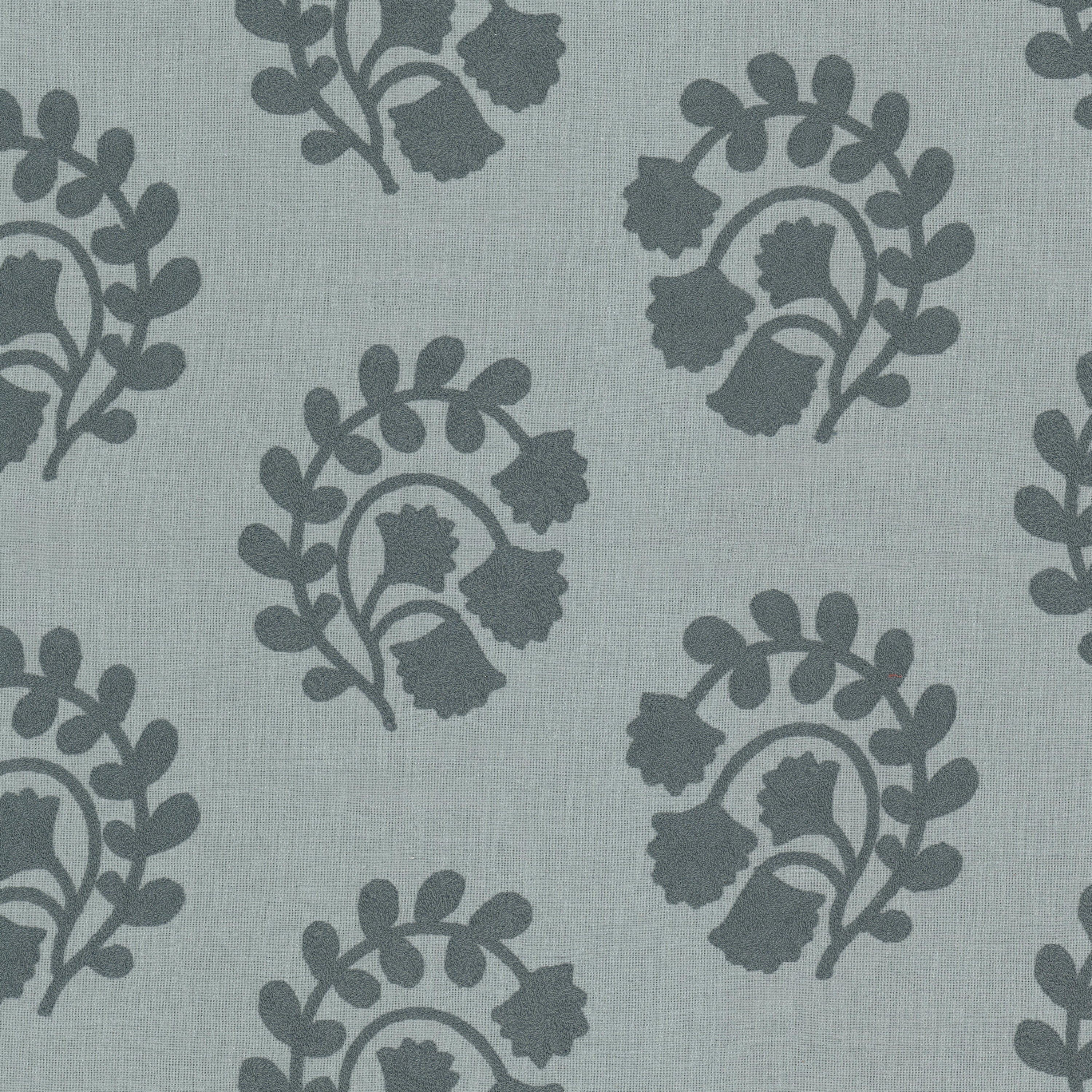 Sample - Stout Fabric - Upper 2 Slate, Multipurpose Embroideries