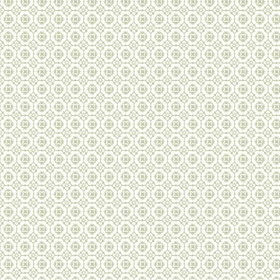 Sample - Vp1332 | Jardin, Priti Sage Floral Grid - Antonina Vella Wallpaper