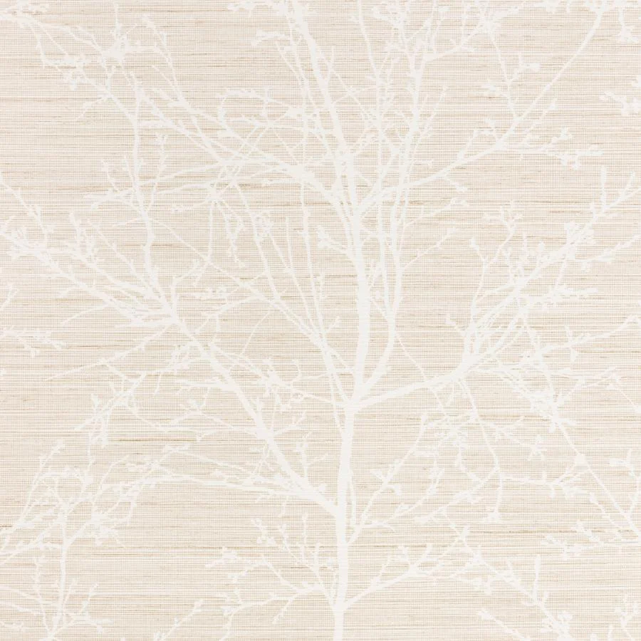 Sample - W4323-16 | Kravet Design, Beige Trees - Kravet Design Wallpaper - W4323.16.0
