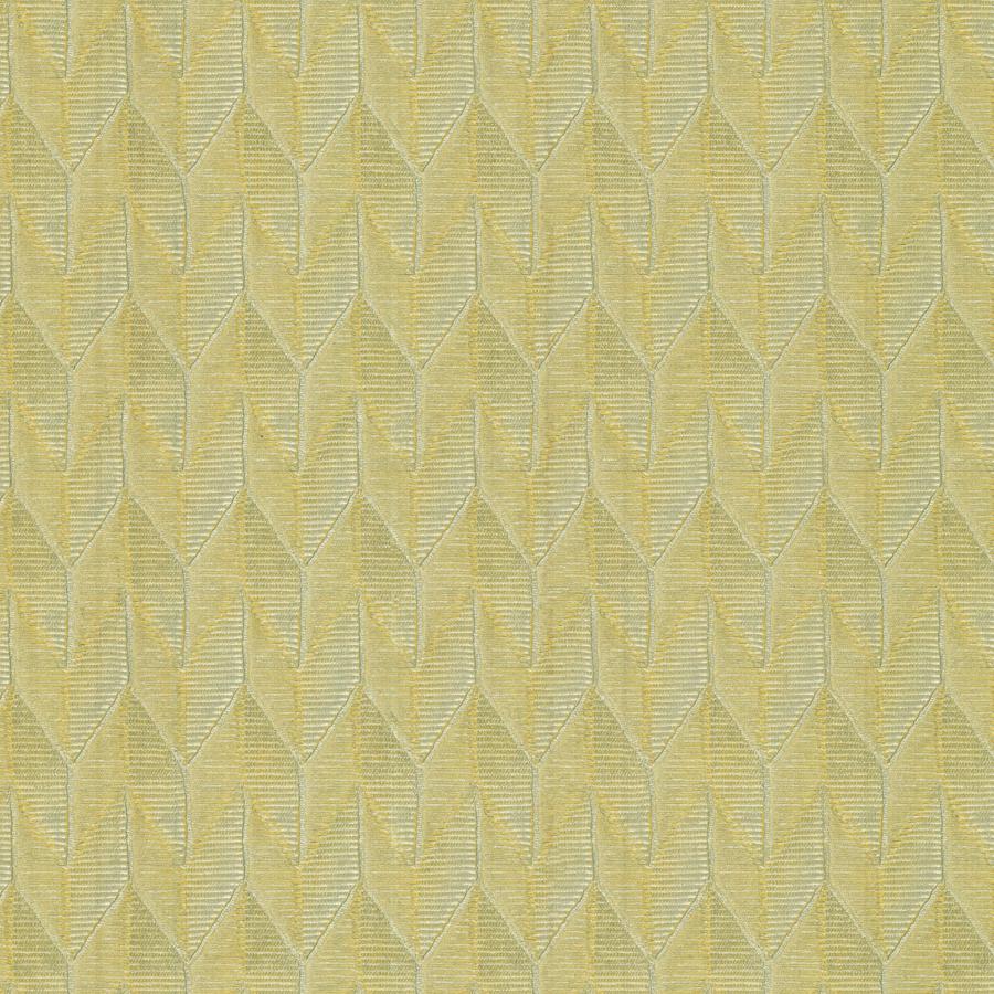Sample - W4349-4 | Sestriere Wp, Gold Chevron - Kravet Couture Wallpaper - W4349.4.0