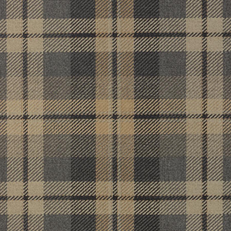 Sample - W4363-816 | Kravet Design, Black Plaid - Kravet Design Wallpaper - W4363.816.0