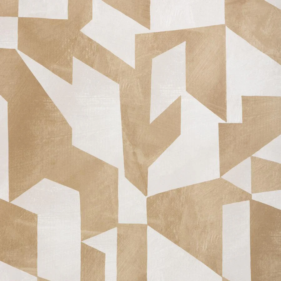 Sample - W4399-416 | Shape Shifter, Gold Abstract - Kravet Couture Wallpaper - W4399.416.0