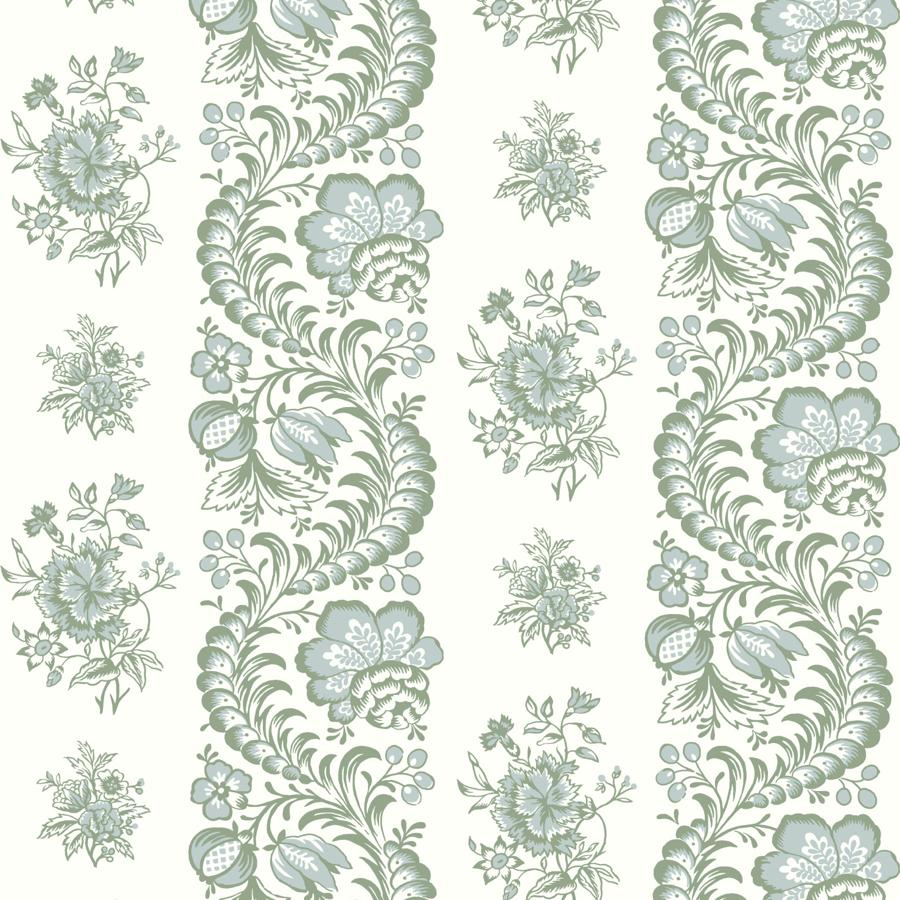 Sample - W4481-3 | Kravet Design, Green Stripes - Kravet Design Wallpaper - W4481.3.0