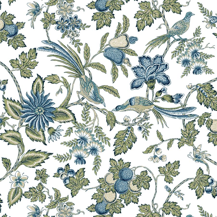 Sample - W4482-51 | Kravet Design, Neutral Chinoiserie - Kravet Design Wallpaper - W4482.51.0