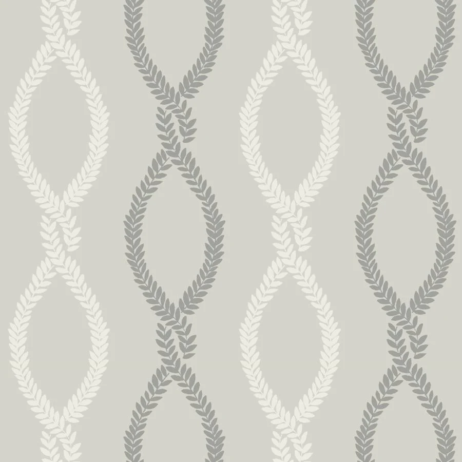 Sample - W4483-11 | Kravet Design, Grey Geometric - Kravet Design Wallpaper - W4483.11.0