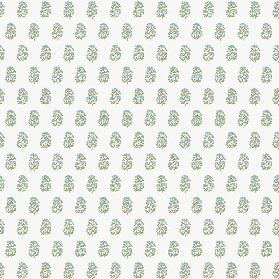 Sample - W4489-315 | Kravet Design, Green Botanical - Kravet Design Wallpaper - W4489.315.0