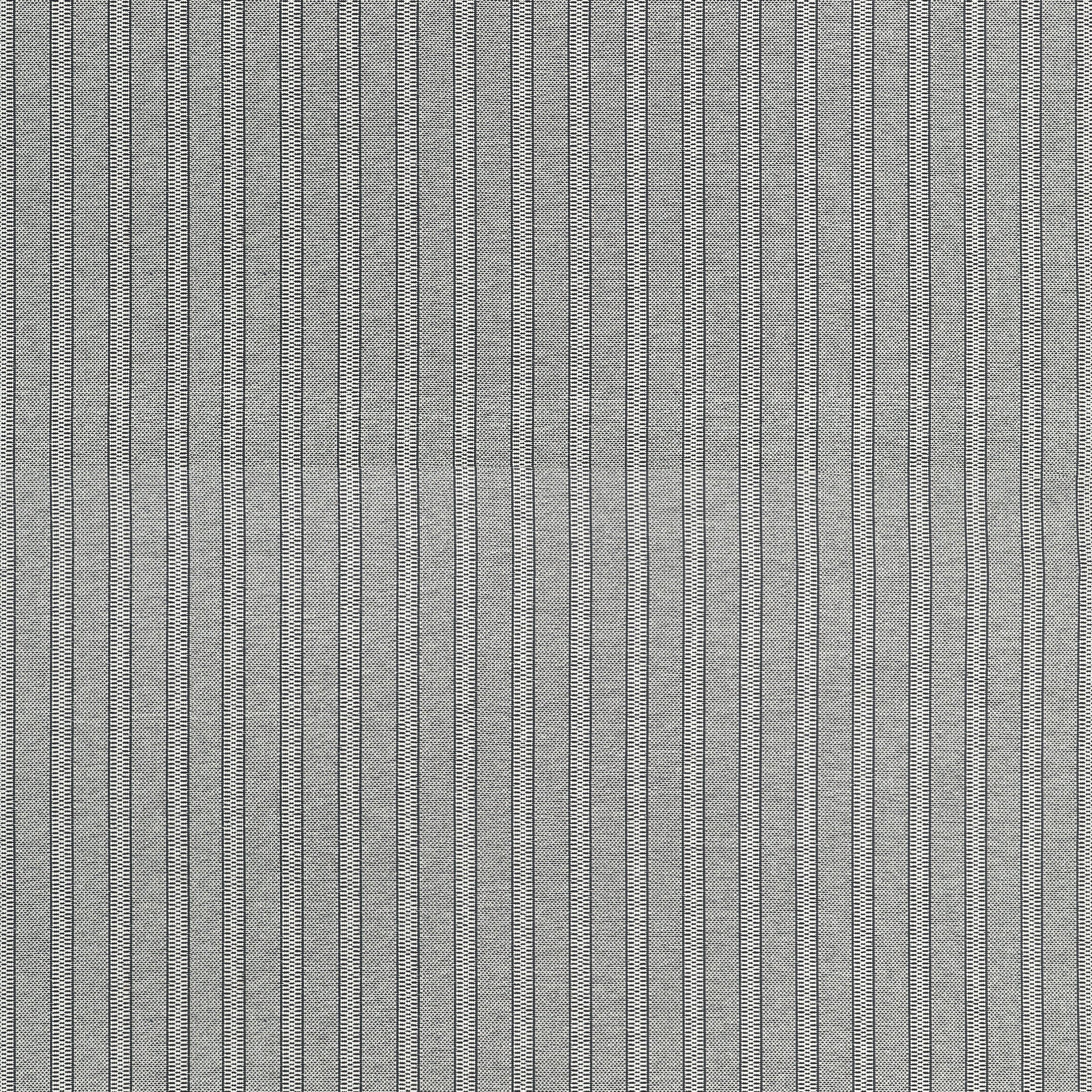 Sample - W711121 Acadia, Emmons Stripe, Charcoal - Thibaut Fabric